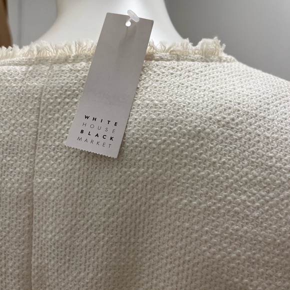 NWT - WHBM TWEED MOTO JACKET, SIZE 6 - Picture 6 of 7